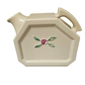 Vintage Coors Pottery Rosebud White Commemorative Water Server - RARE!!!!